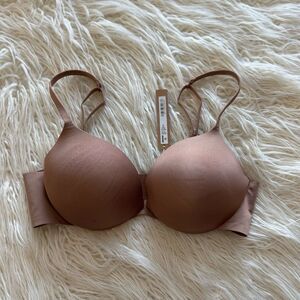 Skims Ultimate Push up Plunge Bra Sienna Size 36C